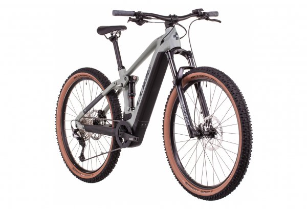 CUBE STEREO HYBRID 120 PRO 625 ELECTRIC FULL SUSPENSION MTB LUNAR GREY 2022