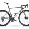 RENNRAD BMC TEAMMACHINE SLR01 TWO SRAM RED ETAP AXS 12 GÄNGE 700 MM GRAU ROT 2021